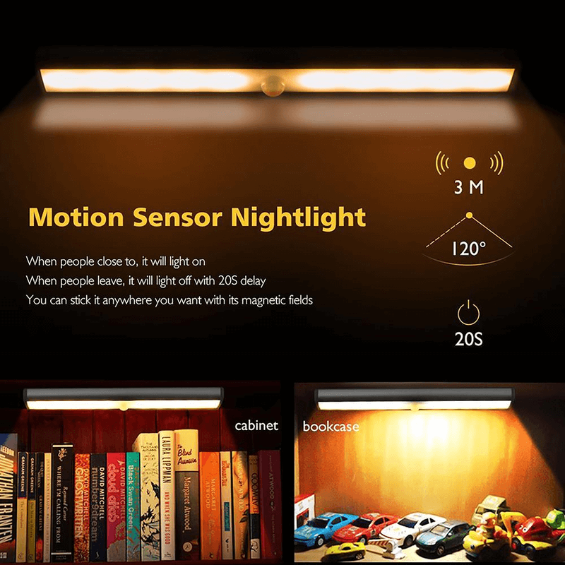 Motion sensor chargeable led light 12cm
