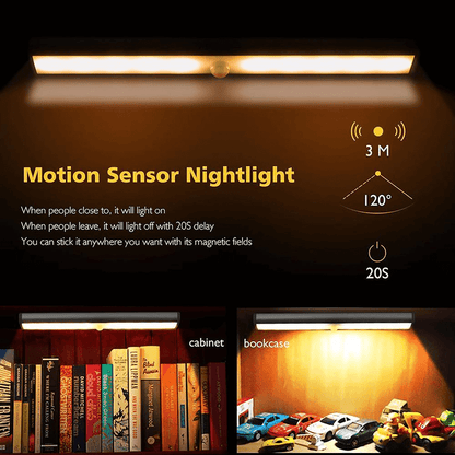 Motion sensor chargeable led light 12cm