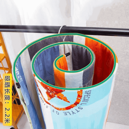 Stainless steel round towel hanger