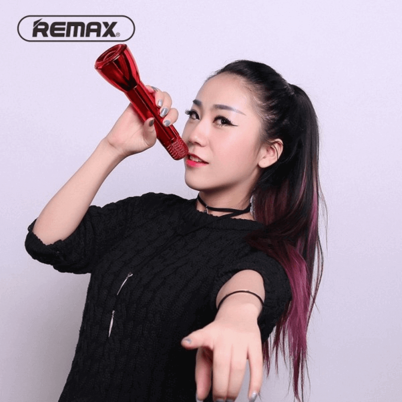 Remax pc k03 wireless microphone bluetooth speaker