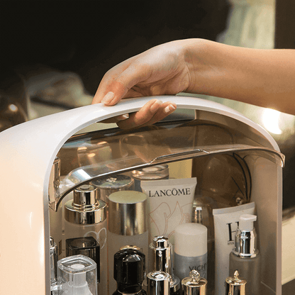 Hand carry design 3 tier cosmetic organizer