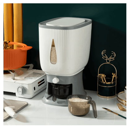 10kg rice dispenser and cereal storage box