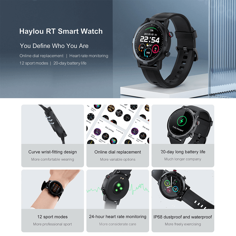 Haylou rt ls05s smart watch original