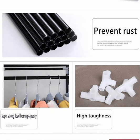 Hxt 105nt fashion portable wardrobe and organizer