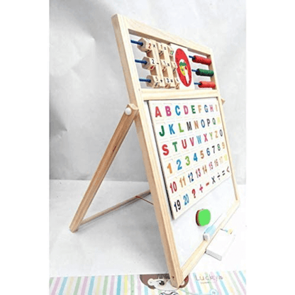Dual sided learning magnetic wooden board