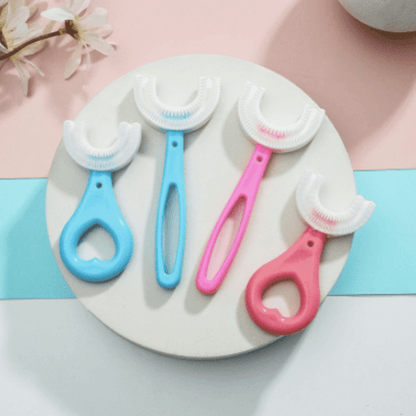 Kids u shape silicone toothbrush