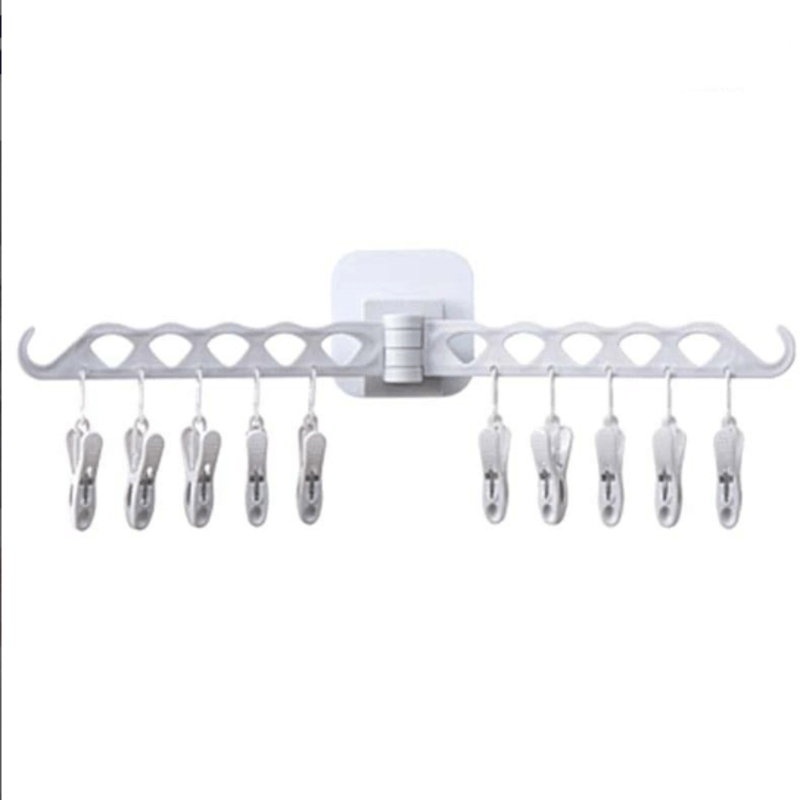 Sticky rotating multifunctional hanger