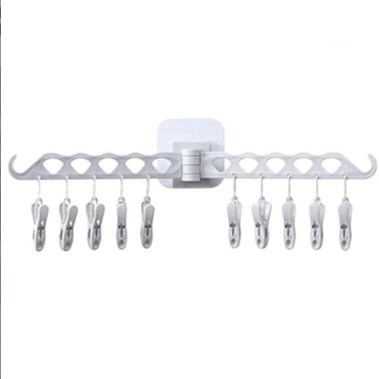 Sticky rotating multifunctional hanger