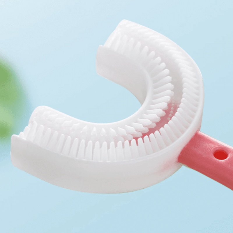 Kids u shape silicone toothbrush
