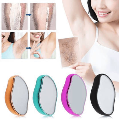 Crystal hair remover painless exfoliation tool