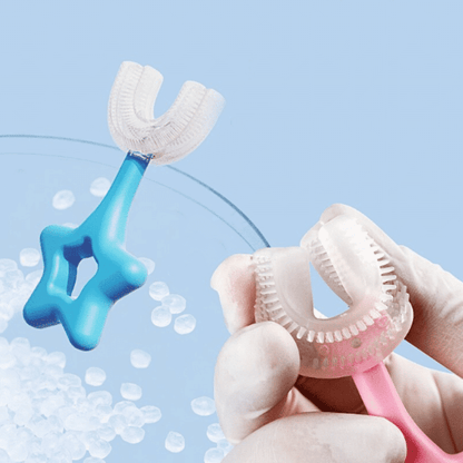 Kids u shape silicone toothbrush