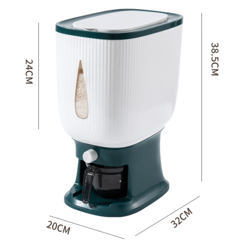 10kg rice dispenser and cereal storage box