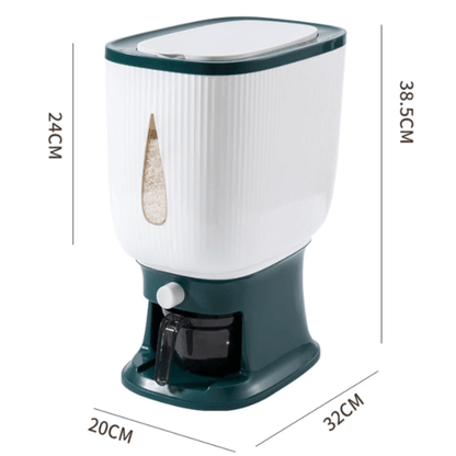 10kg rice dispenser and cereal storage box