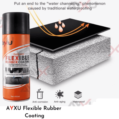 Rubber coating spray flexible leak sealant waterproof