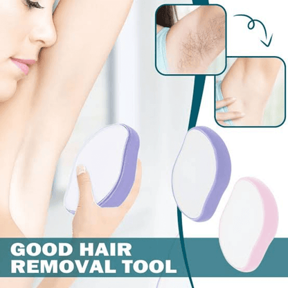 Crystal hair remover painless exfoliation tool