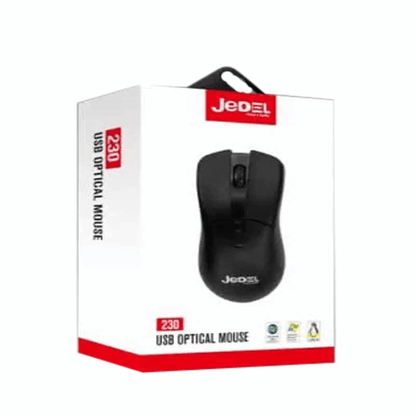 Jedel 230 usb wired 3d optical mouse