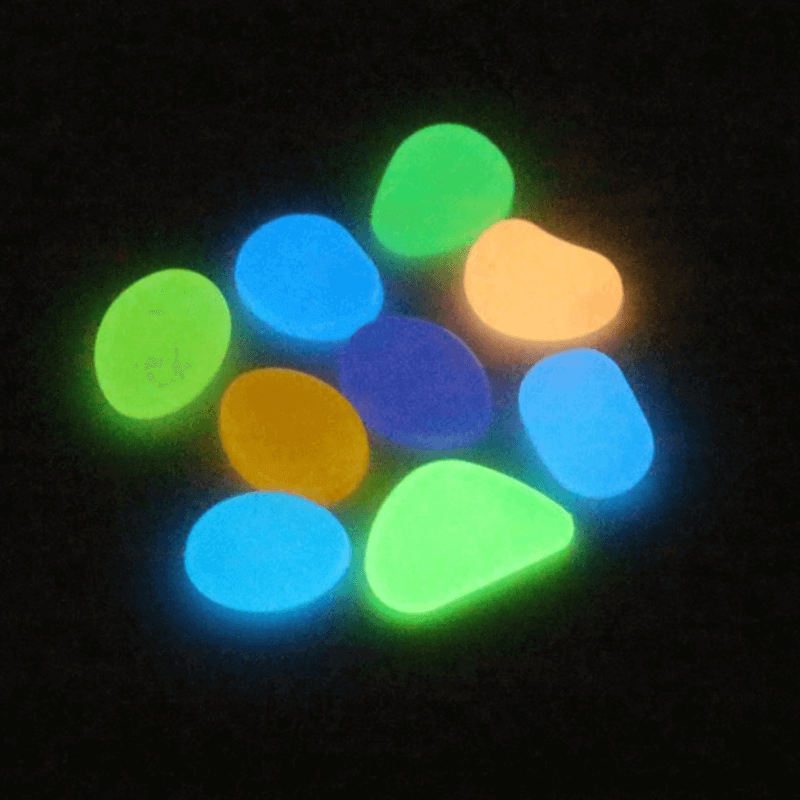 Glow in the dark fairy light pebbles for aquarium