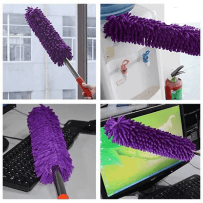 Flexible car wash brush microfiber