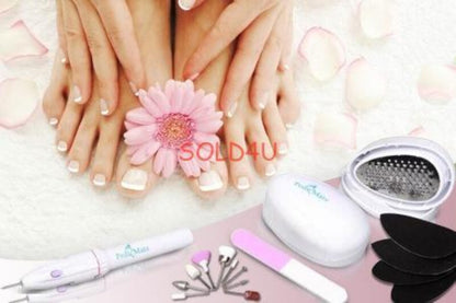 18 pieces handheld pedi mate