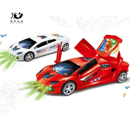 Car With Light sound and Door Open