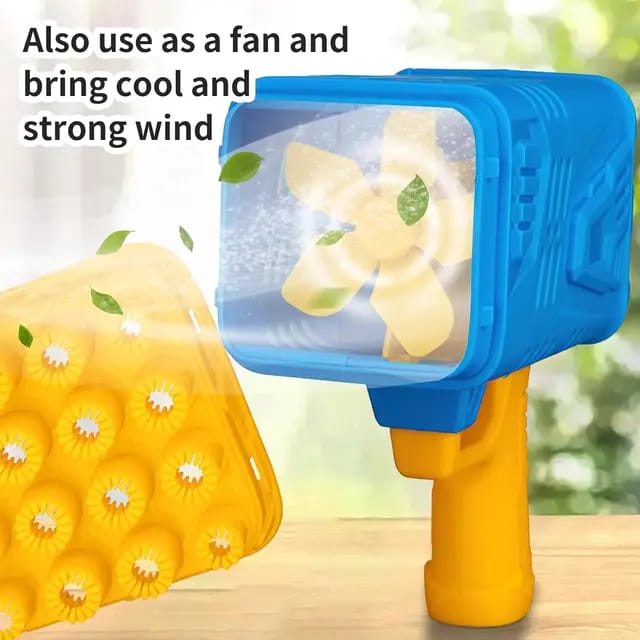 Bubble maker blaster with led light