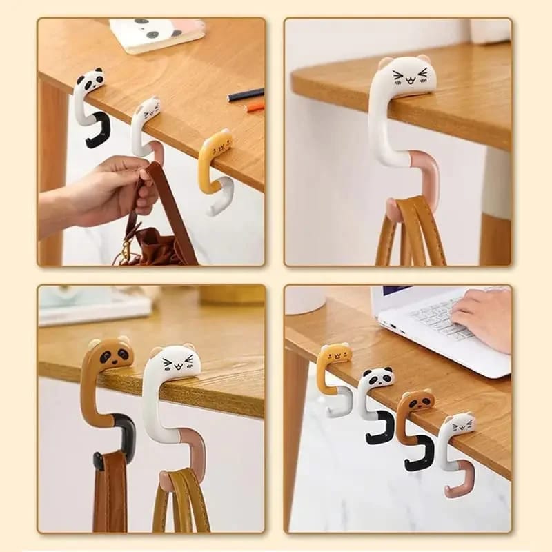 Cute Animal Hook for Hanging Decorative Table Purse Bag