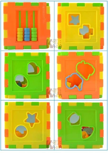 Educational shape sorter toy for kids