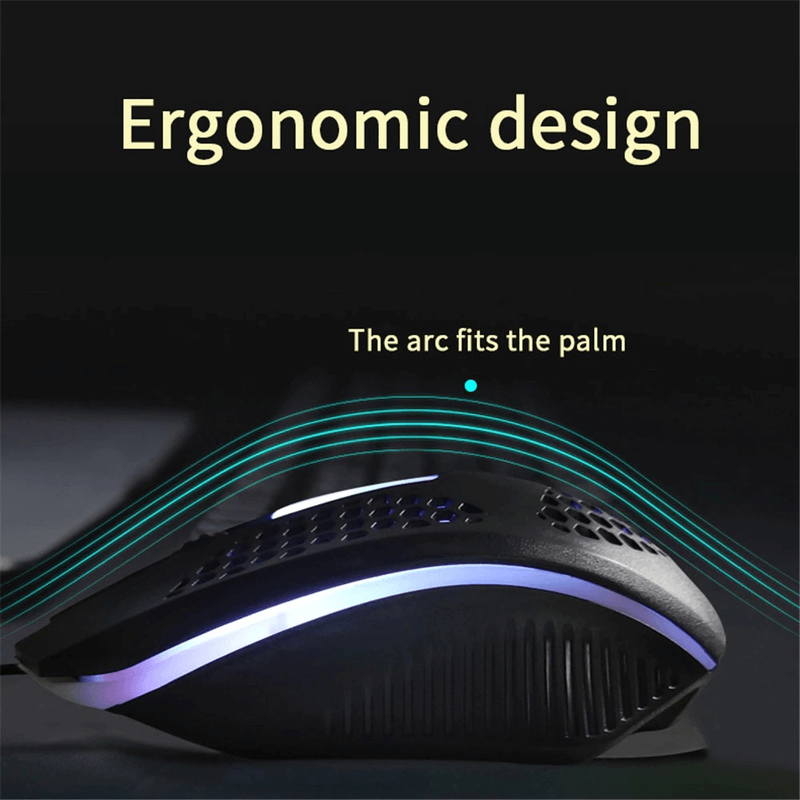L601 luminous color usb fashion wired mouse