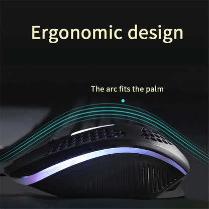 L601 luminous color usb fashion wired mouse