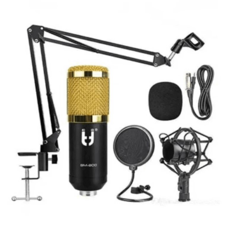 Condenser microphone pro studio mic kit bm 800