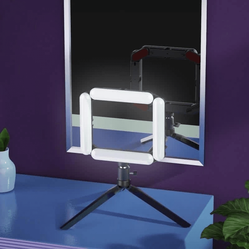 V84 foldable 3 modes beauty fill light