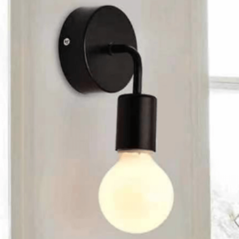 Wall sconce black light holder