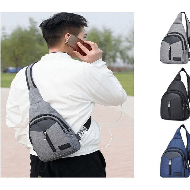 Stylish cross body bag men sling bag
