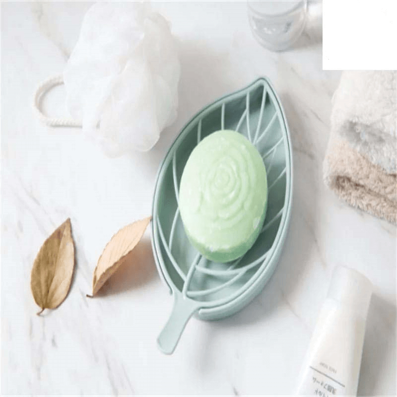 Leaf shape dish soap holder