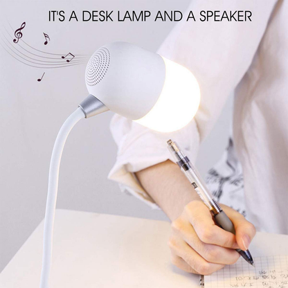 Music lamp with wireless charger