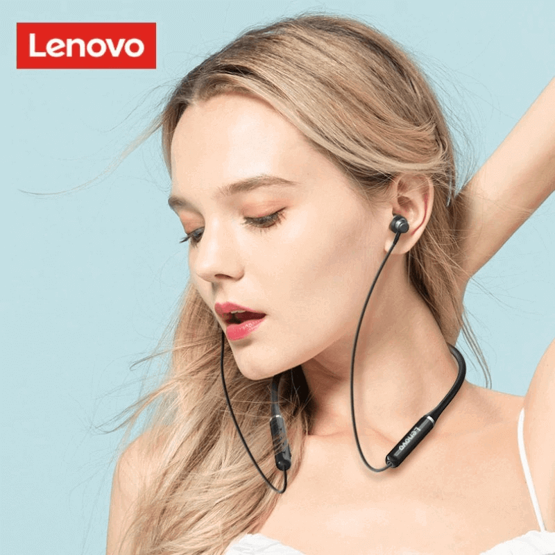 Lenovo neckband wireless headphones he05 