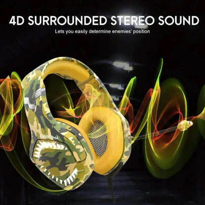 Onikuma gaming headset k1 b pro stereo sound noise cancelling