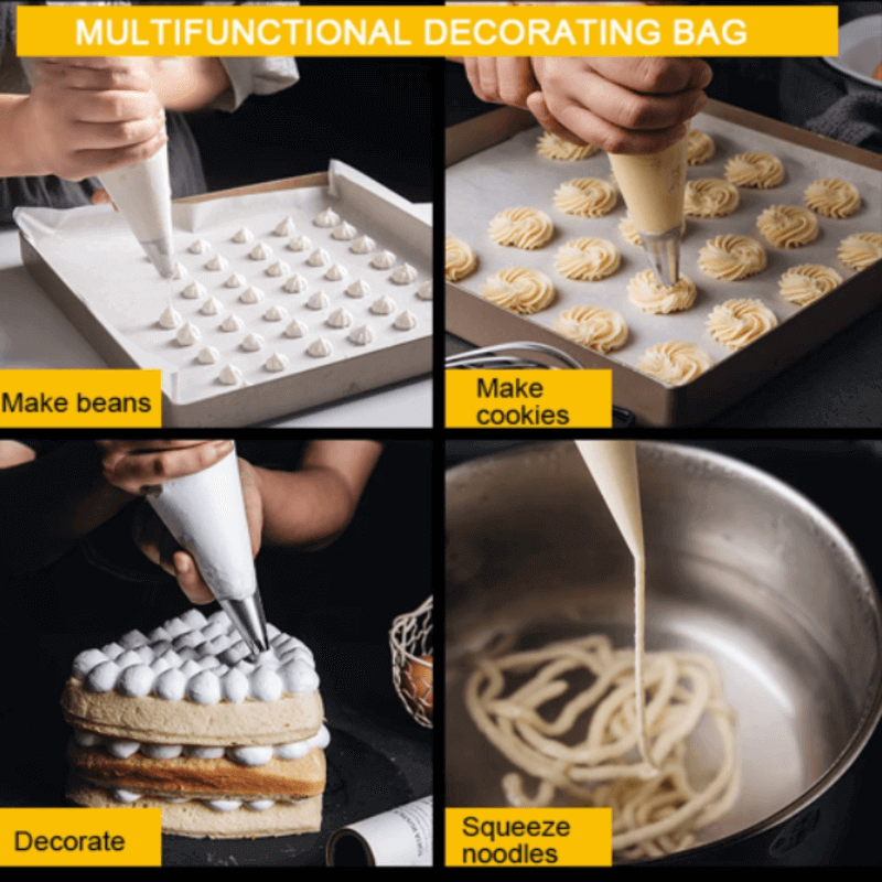 20pcs disposable pastry cream piping bag