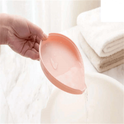 Leaf shape dish soap holder