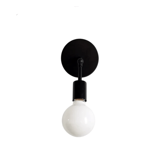 Wall sconce black light holder