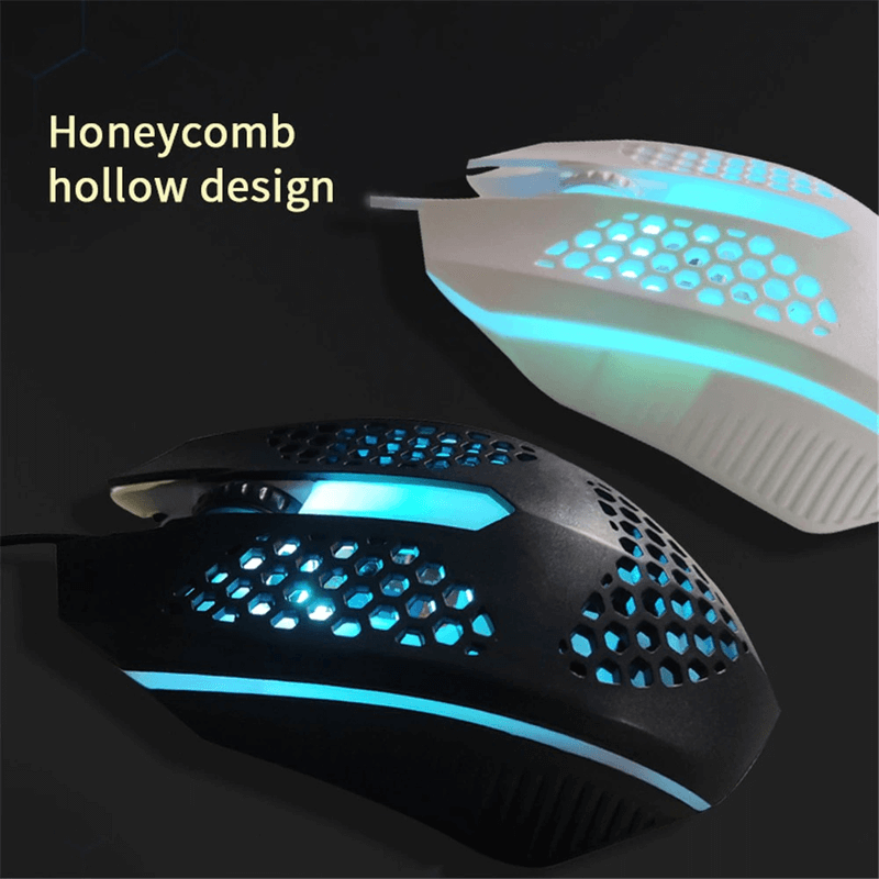 L601 luminous color usb fashion wired mouse