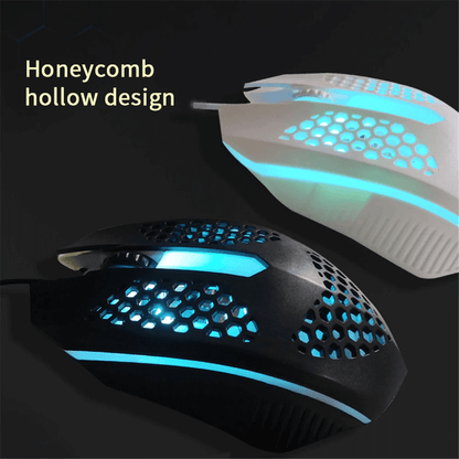 L601 luminous color usb fashion wired mouse
