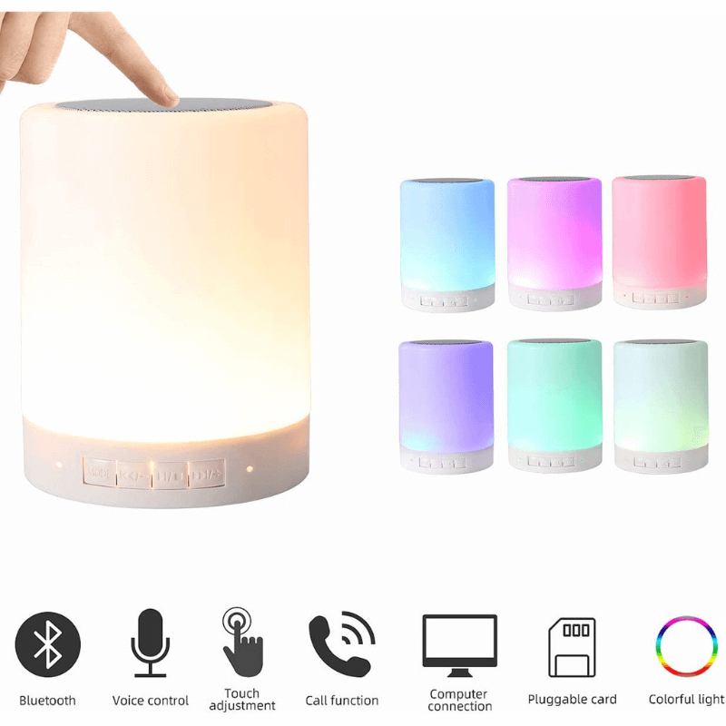 Touch lamp with wireless speaker cl 671