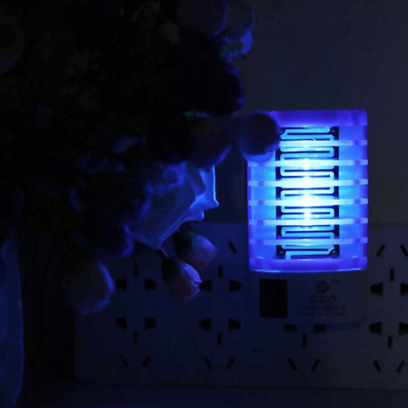 Mosquito and fly killer with led light