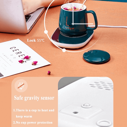 Electric heating pad coffee mug warmer