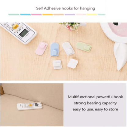 2 pcs self adhesive hook sticker multi purpose