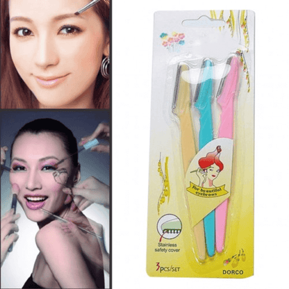 Pack of 3 tinkle eyebrow trimmer