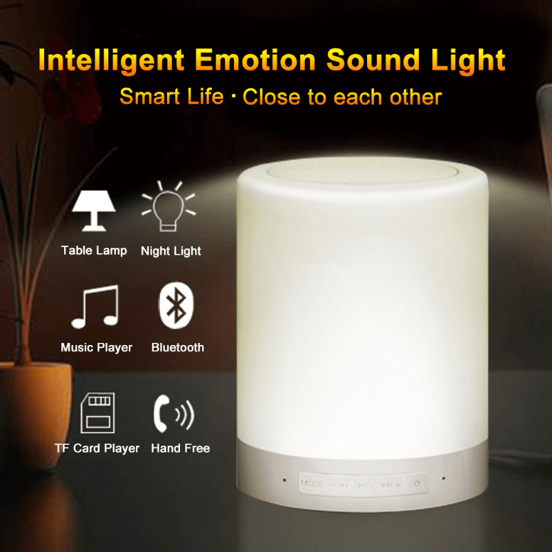Touch lamp with wireless speaker cl 671