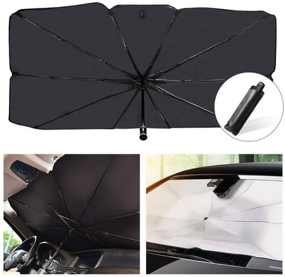 Alpha Car Windshield Sun Shade Foldable Umbrella - Prozone