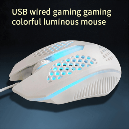 L601 luminous color usb fashion wired mouse